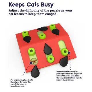 Nina Ottosson Cat Melon Madness Puzzle & Play - gra edukacyjna dla kotów-1702525