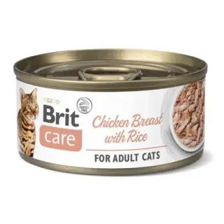 Brit Care Cat Chicken Breast & Rice puszka 70g-1366132
