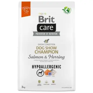 Brit Care Hypoallergenic Dog Show Champion Salmon & Herring 3kg-1705725