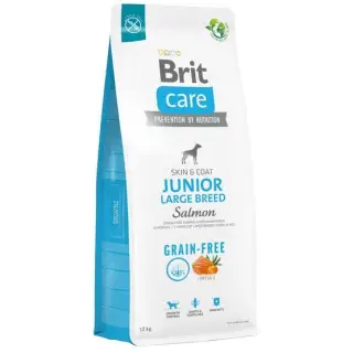Brit Care Grain Free Junior Large Breed Salmon 12kg-1405616