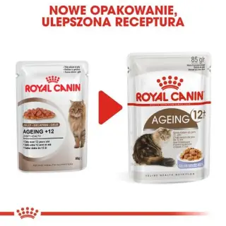 Royal Canin Ageing +12 karma mokra w galaretce dla kotów dojrzałych saszetka 85g-1706690