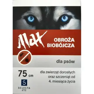 Selecta HTC Obroża Max biobójcza dla psa przeciw pchłom i kleszczom 75cm brązowa [SE-0902]-1358744