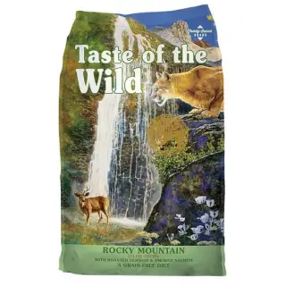 Taste of the Wild Rocky Mountain Feline z dziczyzną i łososiem 2kg-1743785