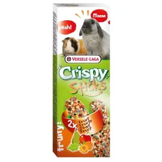 Versele-Laga Crispy Sticks Rabbit & Guinea Pig Fruits - kolby dla królików i świnek z owocami 110g-1396571