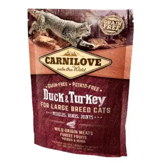 Carnilove Cat Duck & Turkey for Large Breed - kaczka i indyk 400g-1397111