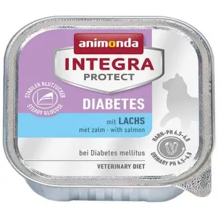 Animonda Integra Protect Diabetes dla kota - z łososiem tacka 100g-1398194