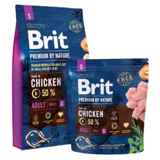 Brit Premium By Nature Adult S Small 1kg-1398552