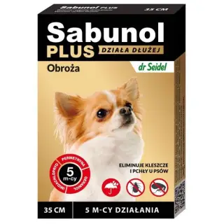 Sabunol Obroża Plus przeciw pchłom dla psa 35cm-1426262