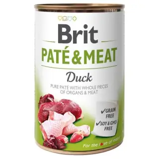 Brit Pate & Meat Dog Duck puszka 400g-1399104