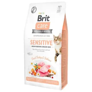 Brit Care Cat Grain Free Sensitive Healthy Digestion & Delicate Taste 2kg-1400047