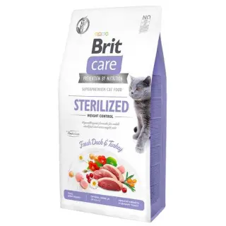 Brit Care Cat Grain Free Sterilized Weight Control 400g-1400056