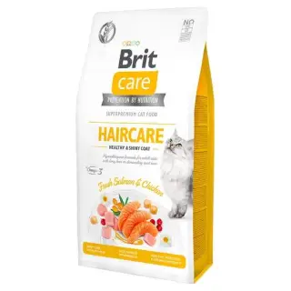 Brit Care Cat Grain Free Haircare Healthy & Shiny Coat 400g-1400064