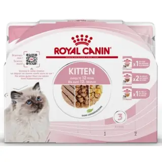 Royal Canin Feline Kitten Multipack karma mokra dla kociąt do 12 miesiąca życia saszetki 4x85g-1384163