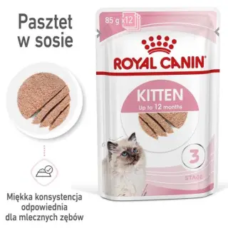 Royal Canin Feline Kitten Multipack karma mokra dla kociąt do 12 miesiąca życia saszetki 4x85g-1749146