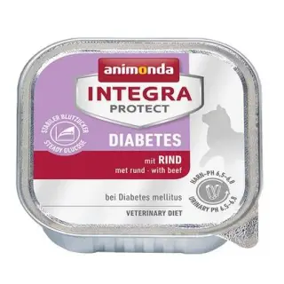Animonda Integra Protect Diabetes dla kota - z wołowiną tacka 100g-1397723