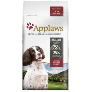 Applaws Adult Dog Small & Medium Breed Kurczak z jagnięciną 7,5kg-1405807