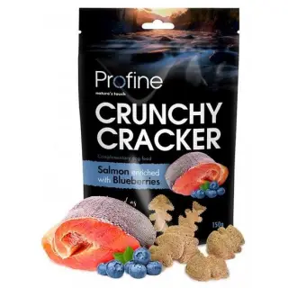 Profine Crunchy Cracker Łosoś z jagodami 150g-1431688