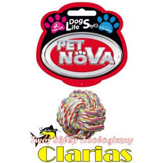 Pet Nova Piłka sznurowa 5cm - gryzak czyszczący zęby dla psa