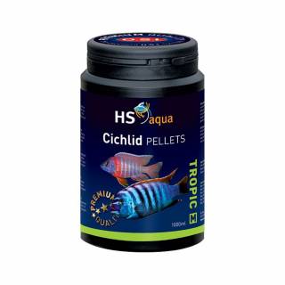 O.S.I. HS Aqua Cichlid pellets M 1000ml - granulat dla pielęgnic mięsożernych