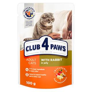 Club 4 Paws kot królik w galarecie 100g - saszetka dla dorosłych kotów