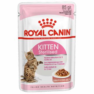 Royal Canin Kitten Sterilised (Sos) 85G - pokarm mokry dla kotów sterylizowanych
