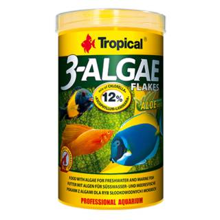 TROPICAL 3-ALGAE FLAKES 100ML - pokarm z algami