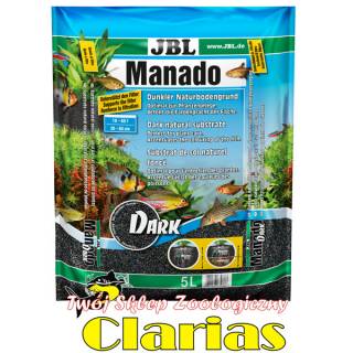 JBL Manado DARK 5L - Ciemne naturalne podłoże do akwariów