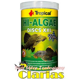 Tropical Hi-Algae Disc XXL 1000ML/500G - pokarm z algami dla dużych ryb dennych