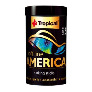 Tropical Soft Line America Size S 250ml/140g - miękki pokarm dla ryb z Ameryki