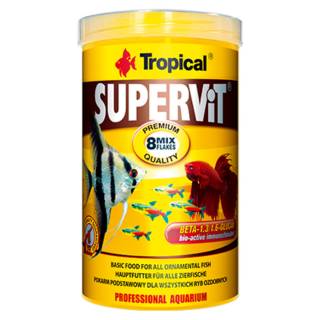 Tropical SUPERVIT 1000ml - wieloskładnikowy, podstawowy pokarm płatkowany z beta-glukanem